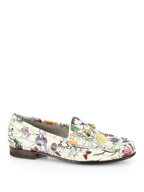 gucci loafers flower|Gucci women's suede loafers.